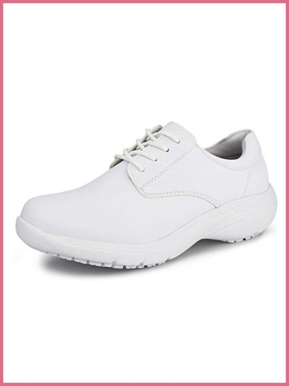 Slip Resistant Lightweight Nursing Work Shoes Lace Up Comfort